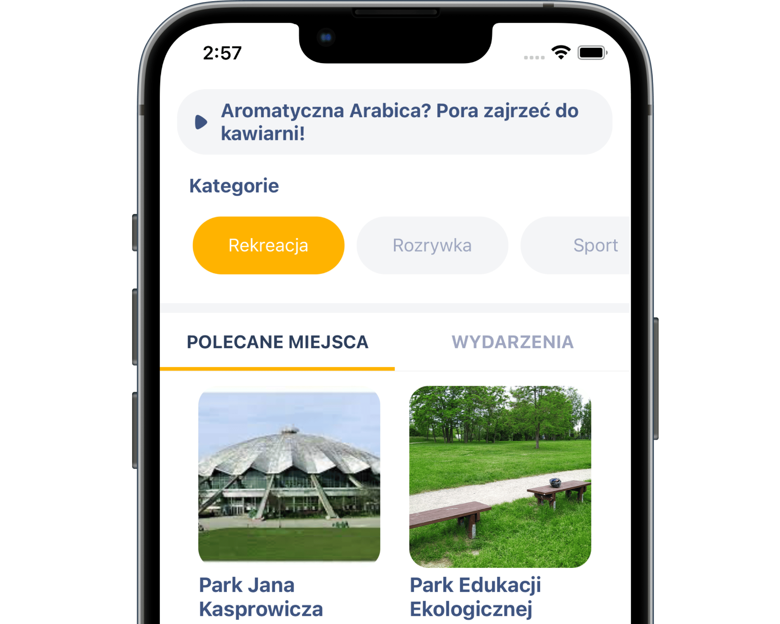 Zrzut ekranu z aplikacji